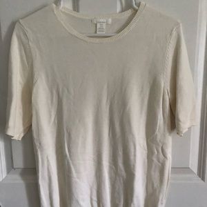 H and M Short Sleeve Sweater